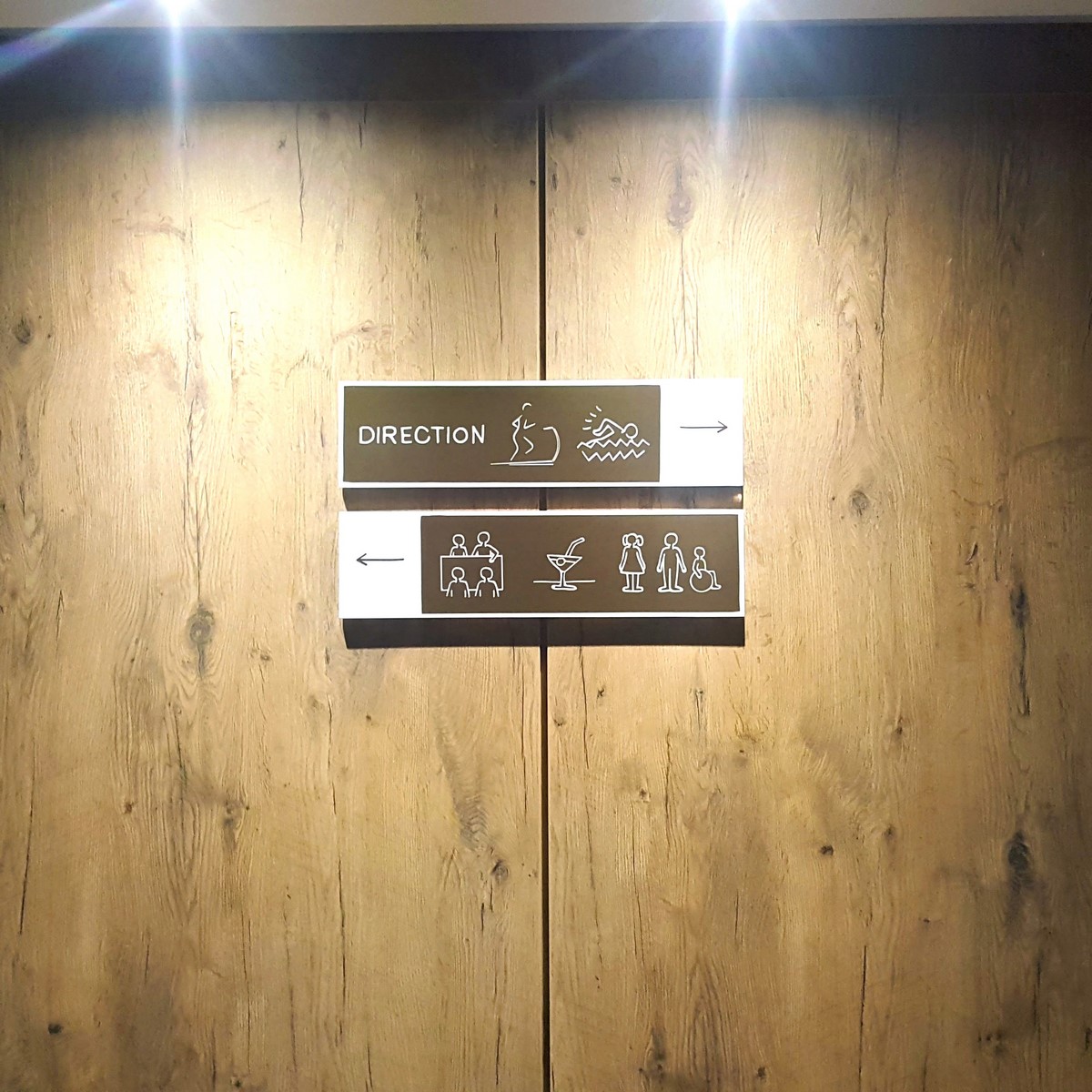 Plaque directionnelle