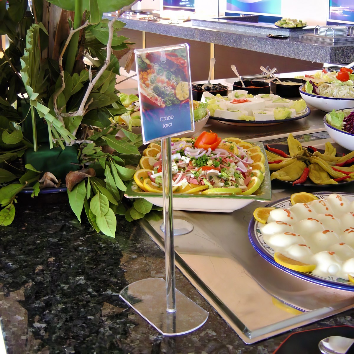 Porte-étiquette de buffet