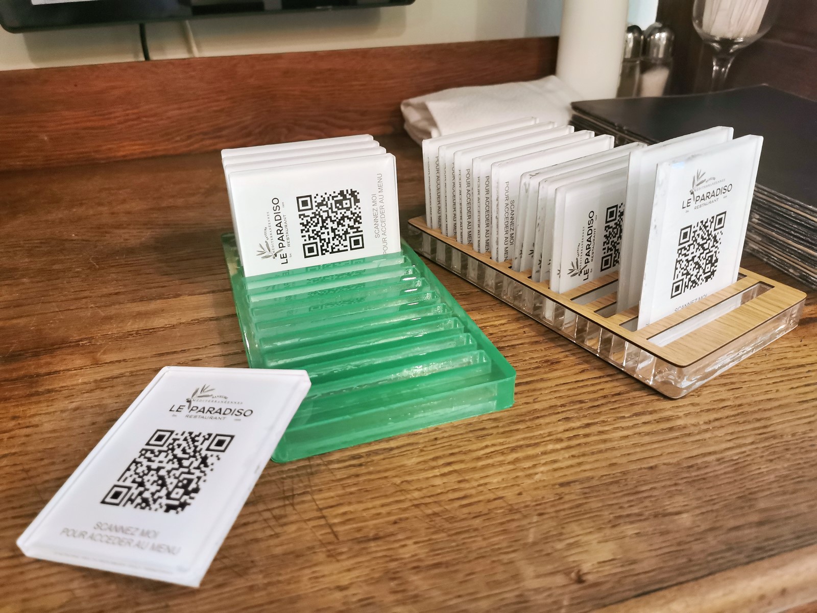 Plaquettes menu QR code - image 3