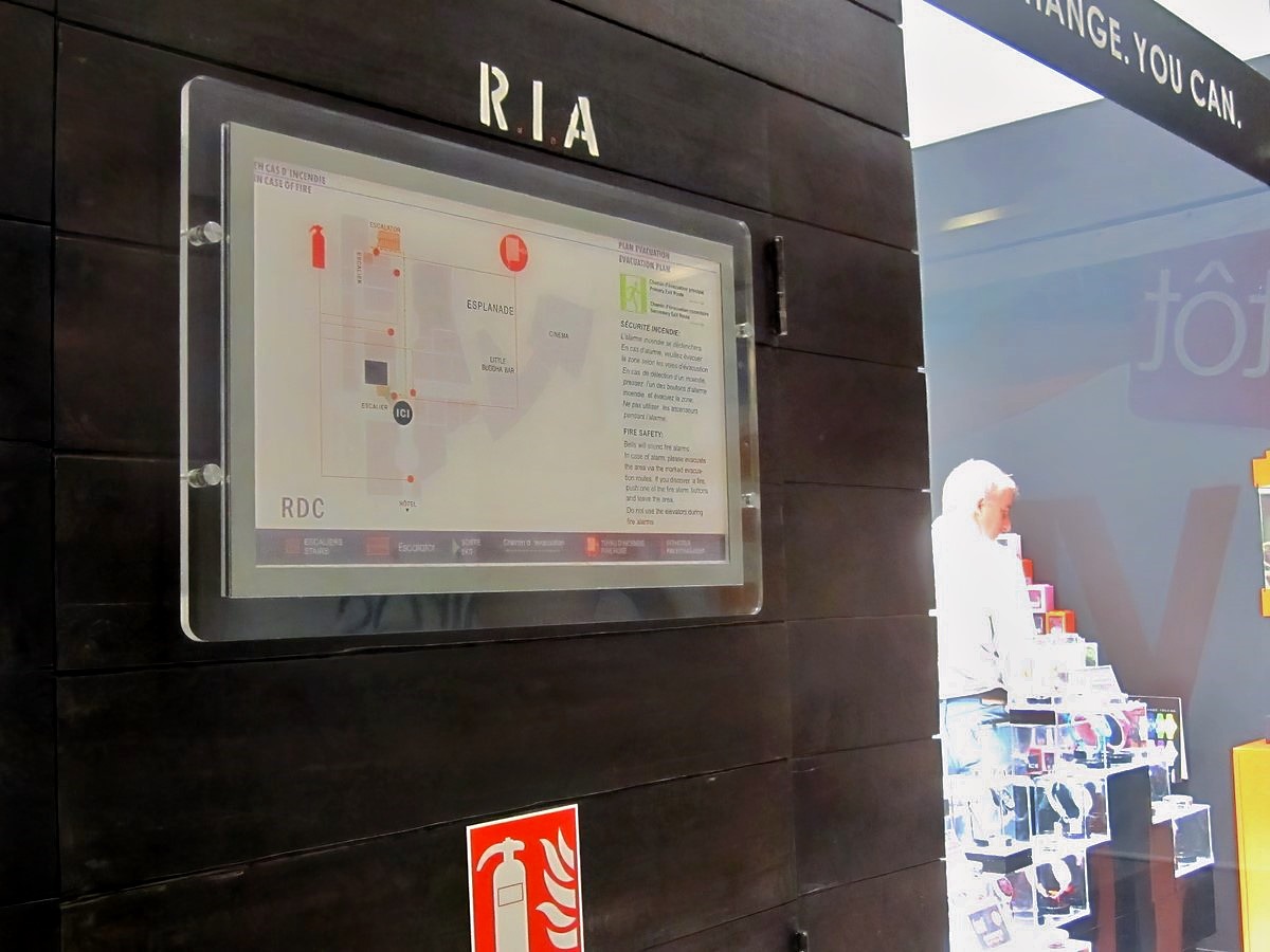 Signalétique sécuritaire RIA